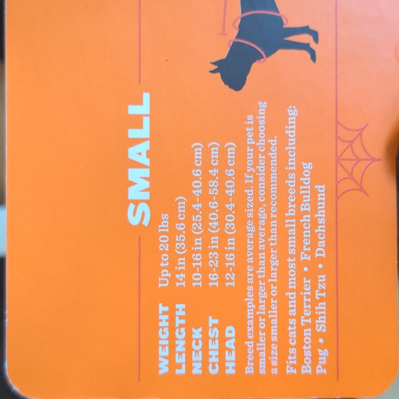 Glow in the dark skeleton pet costume - Picture 5 of 6